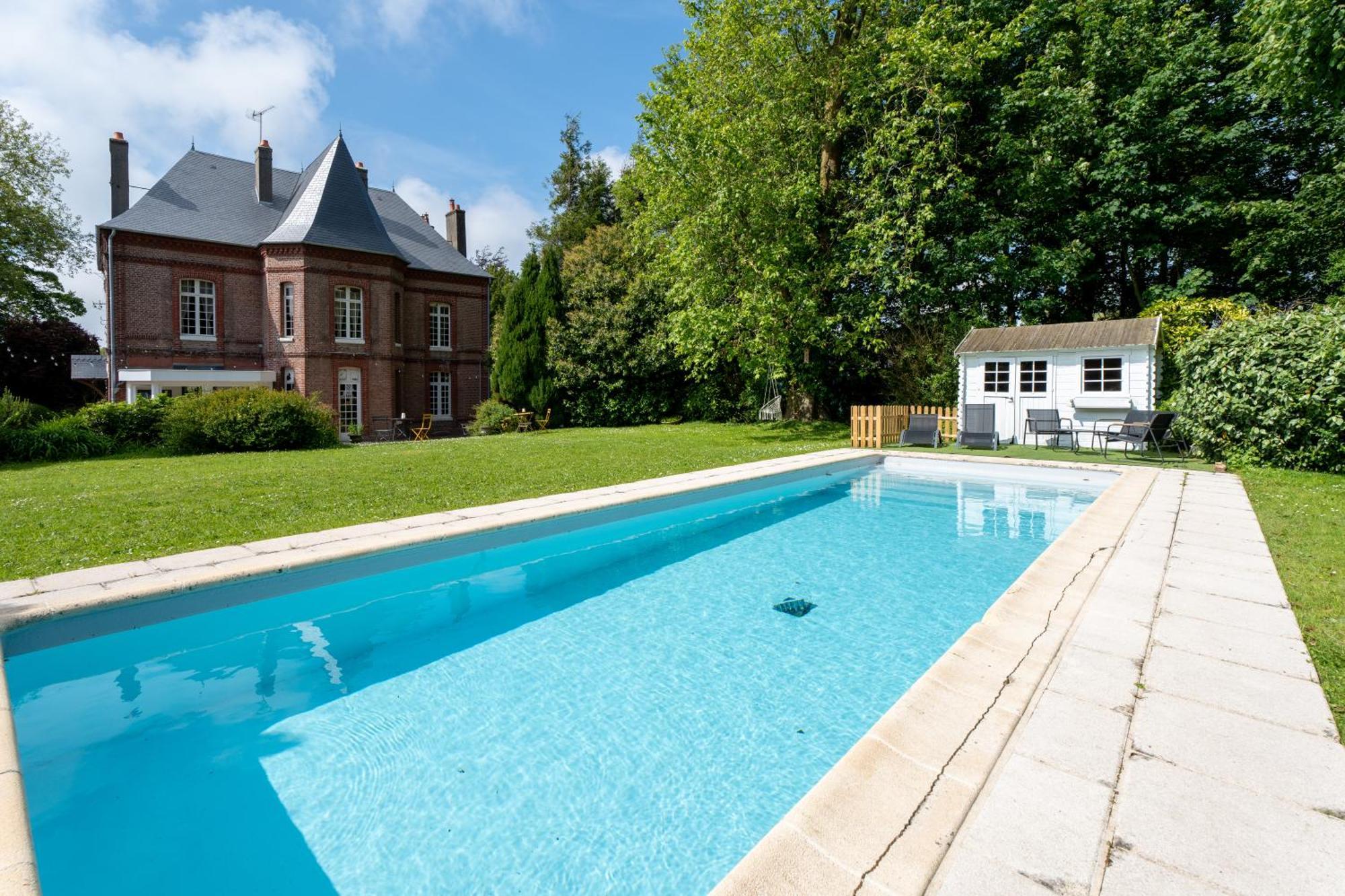 Bed and Breakfast Le Manoir De La Belle Epoque Béthencourt-sur-Mer Exterior foto